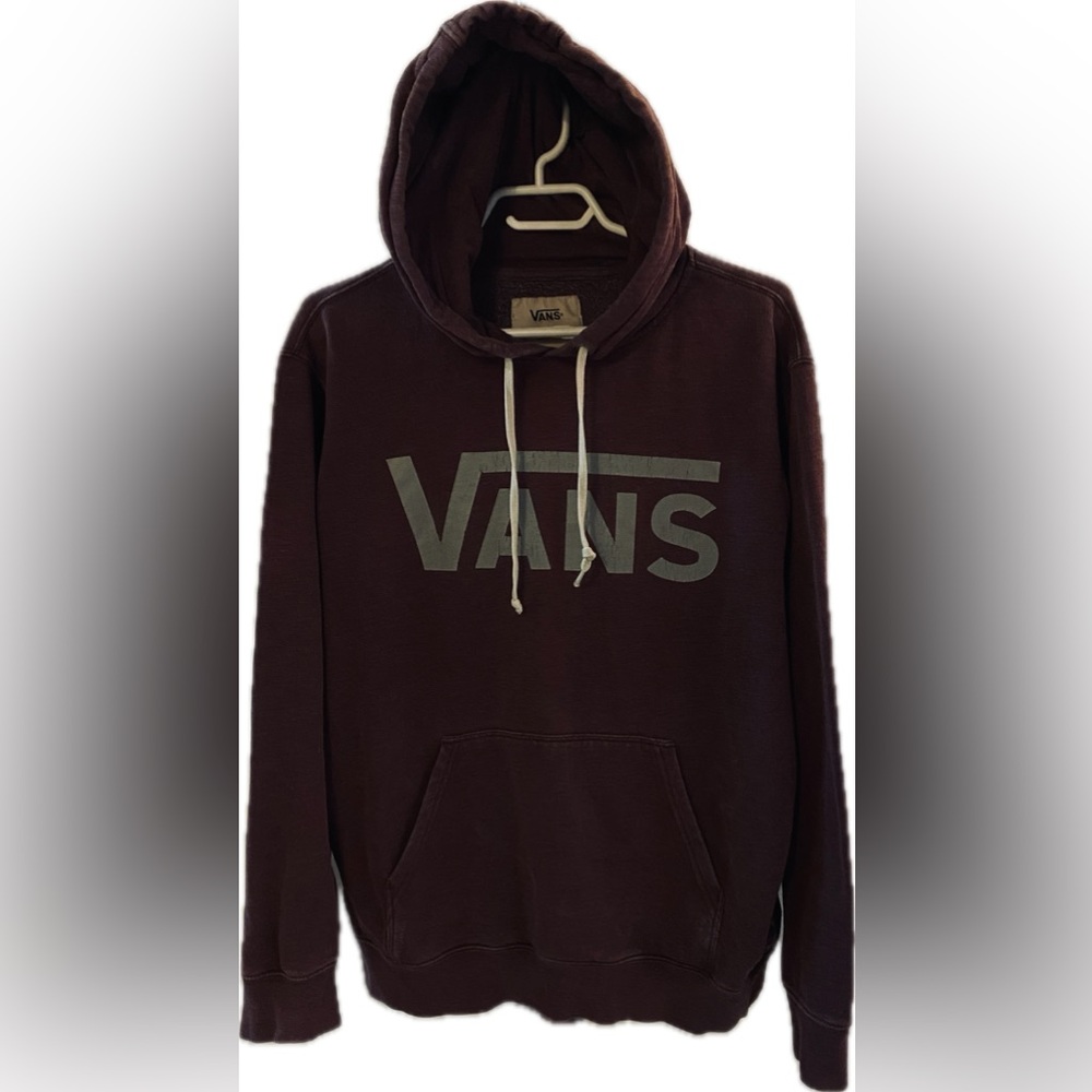 Vans Wine coloured pullover hoody